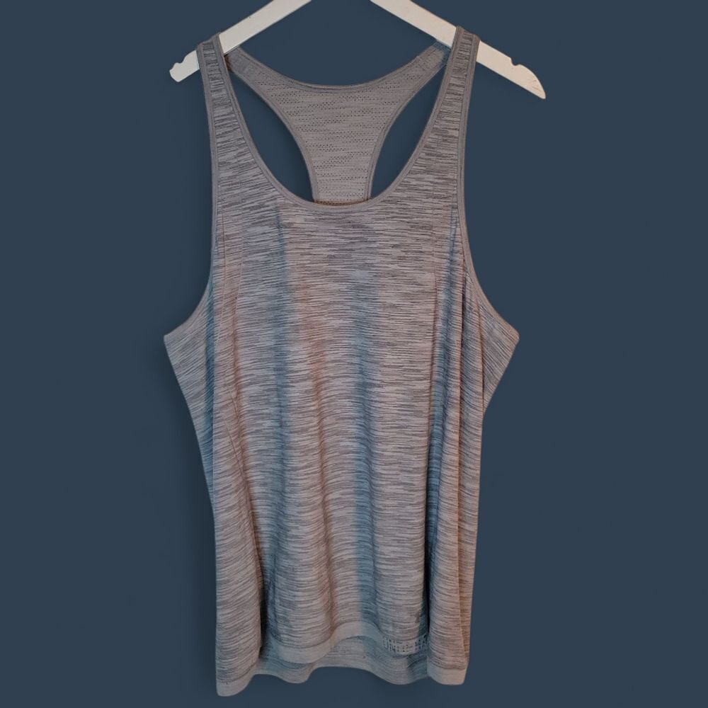 Under Armour Threadborne Gray Racerback Tank Top